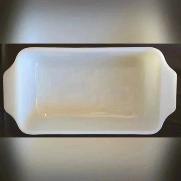 Vintage Anchor Hocking Fire-King Blue Cornflower 441 Loaf Pan Baking Dish 1qt - Picture 3 of 4